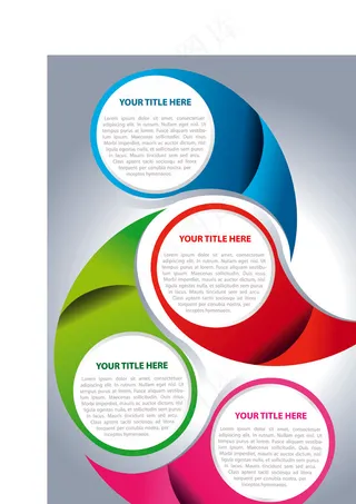 创意环形背景矢量素材