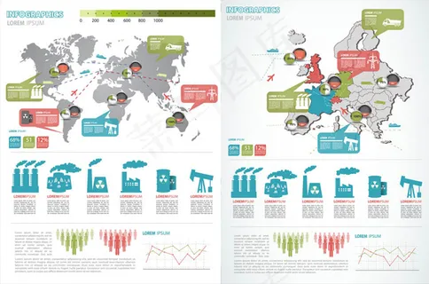 石油和化学元素的设计元素