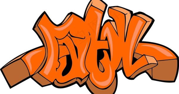 彩色可爱卡通英文字母