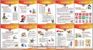 消防宣传新挂画图片矢量素材