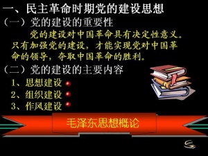 党建主题*思想概论PPT模板预览图