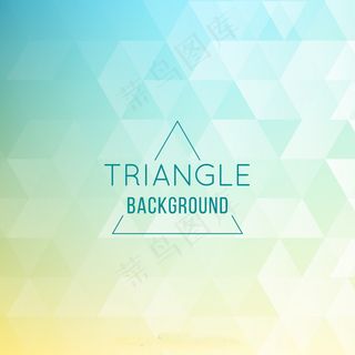 时尚蓝色几何背景矢量图素材