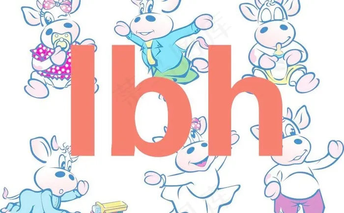 小牛图片ai矢量模版下载