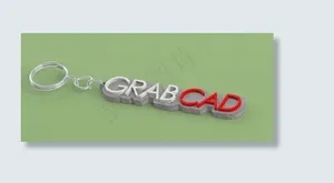 钥匙链- grabcad