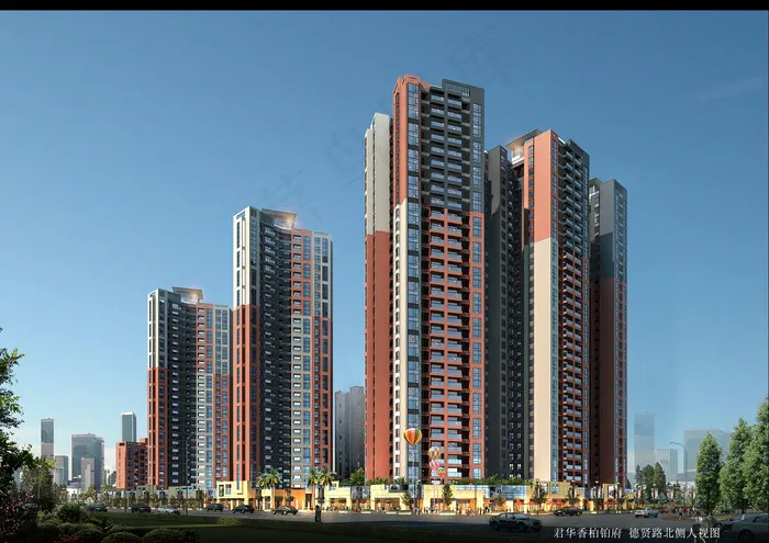大楼外景效果图图片