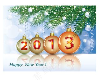 2013个精美的圣诞背景矢量素材0...