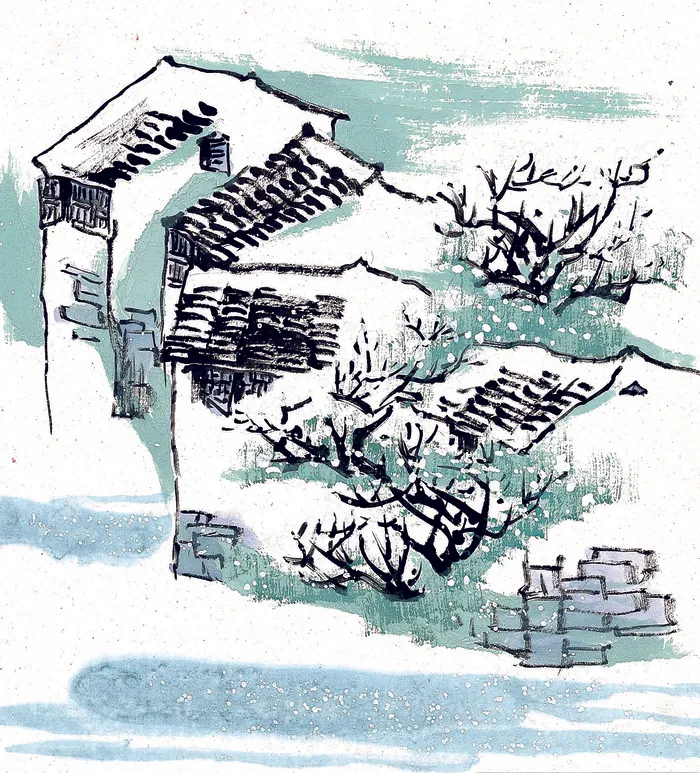 水墨古风画