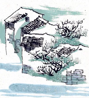 水墨古风画
