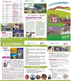 招生三折页图片