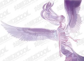 AI绘制天使矢量素材