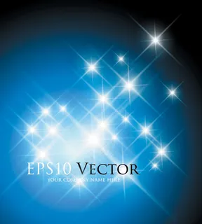 矢量素材星光闪亮炫光背景 矢量素材星光闪亮炫光背景