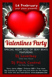 情人节爱情派对 海报