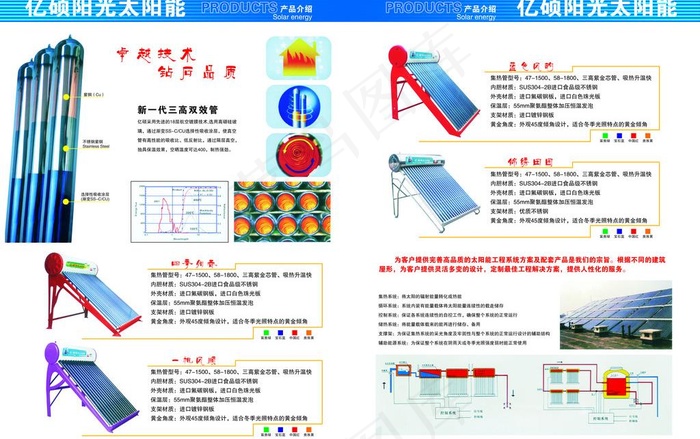 太阳能画册图片psd模版下载