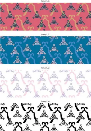 矢量抽象花纹图形