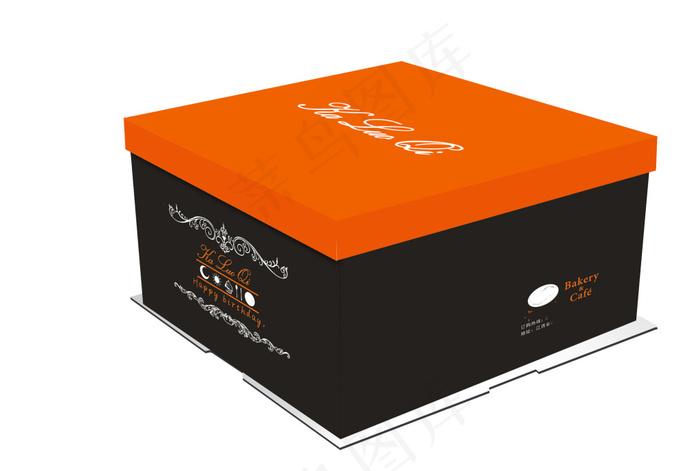 蛋糕盒效果