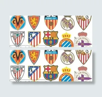 西班牙足球俱乐部标志矢量