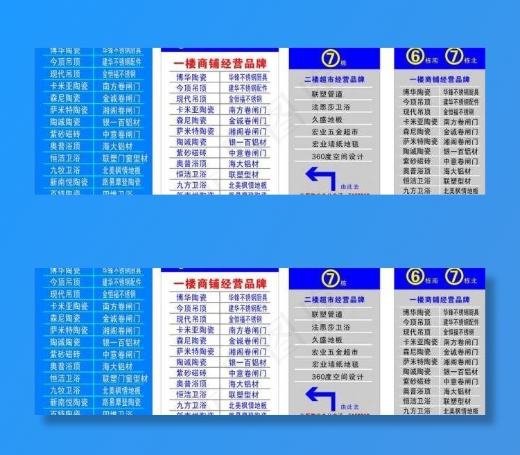 区域分布图指示系统图片cdr矢量模版下载