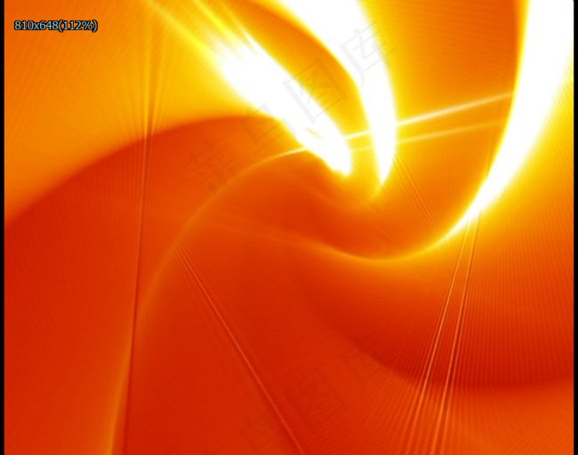 黄色绚丽光效素材