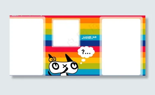 6x12(6x6)相框模版图片