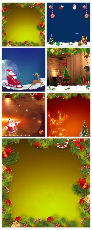 淘宝天猫圣诞主图直通车背景图