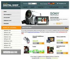 数码科技产品网页psd下载