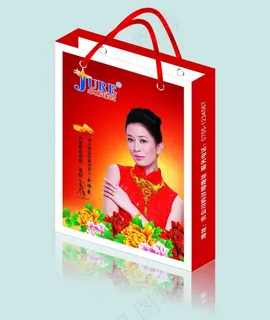 卓尔珠宝手提袋 (展开图)图片