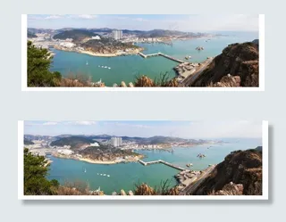 大连老虎滩海洋公园全景图片