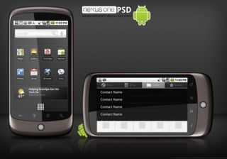 谷歌Nexus One手机分层模板...