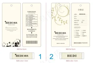 女装吊牌设计