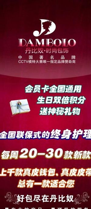 包包皮具宣传海报图片
