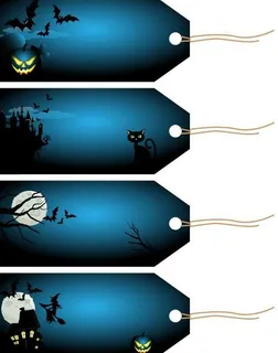 万圣节吊牌图片