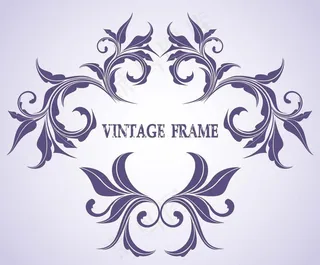 葡萄叶相框图片