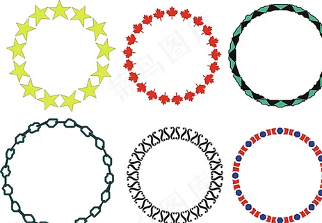 卡通圆形边框图片 卡通圆形边框图片