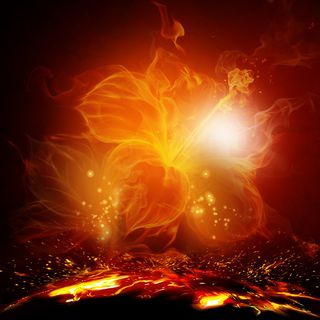 冬季保暖火创意主图