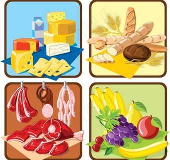 美食矢量素材图片