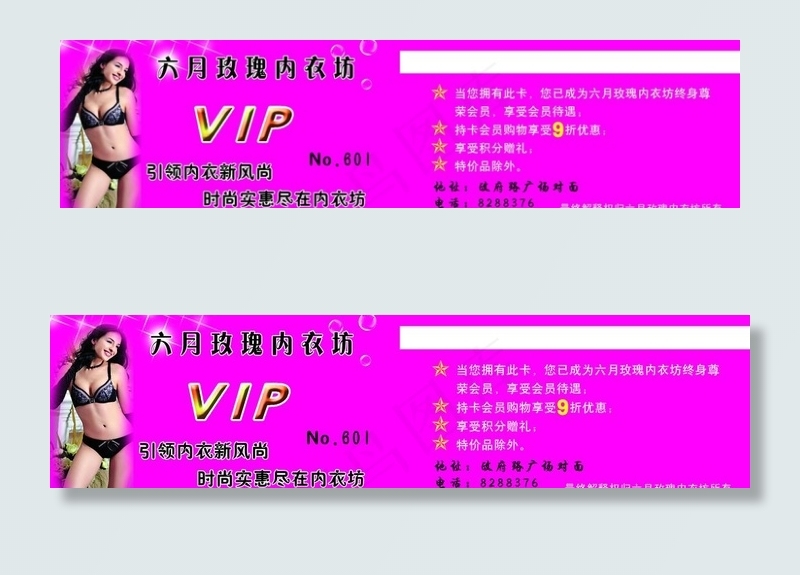 内衣坊vip图片psd模版下载
