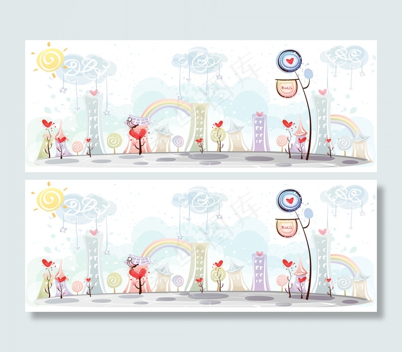 卡通淘宝广告banner　