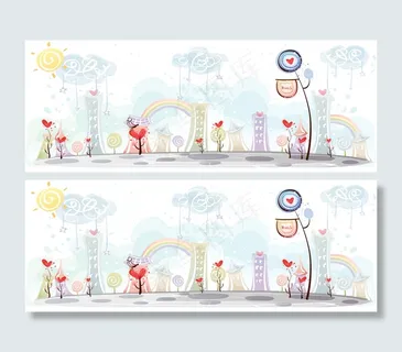 卡通淘宝广告banner　