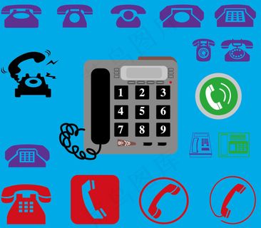 电话标志