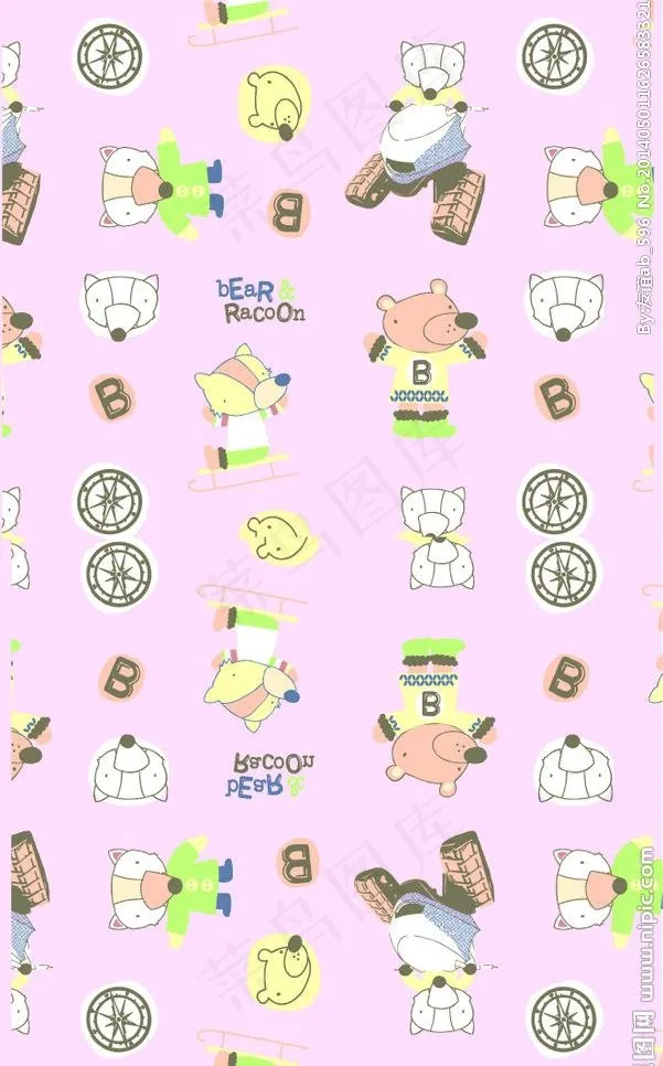 小熊图片ai矢量模版下载