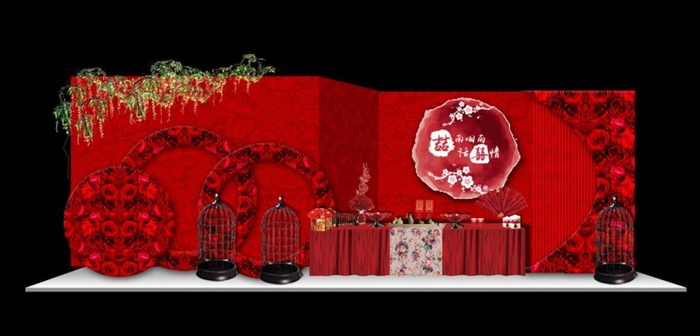 新中式婚礼展示区