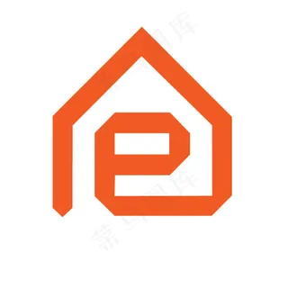 ｅ互联网简约电商logo设计