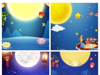 淘宝天猫中秋直通车主图促销背景素材