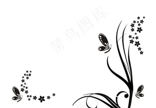 花蝴蝶星星图片