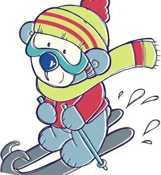 滑雪图片