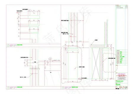 古典加时尚cad室内图素材