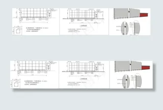 路边广告牌 施工图图片