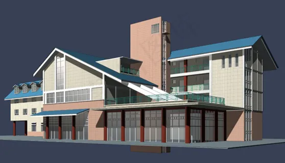 别墅建筑模型 别墅建筑模型