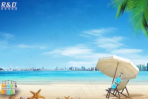 海滩休闲鸡尾酒图片 海滩休闲鸡尾酒图片