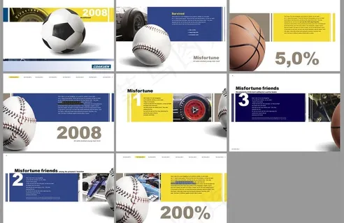 创意运动画册图片